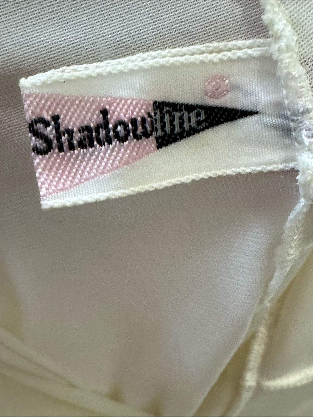 1960s Shadowline  Nightgown Chiffon Lace Lingerie Vintage Sz S - Picture 8 of 16